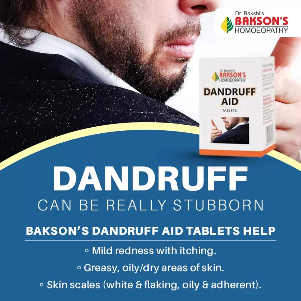 Bakson Dandruff Aid Tablets (75tab) - Image 2