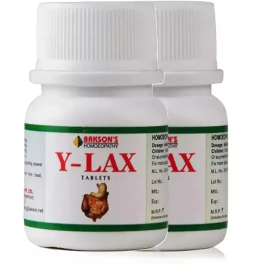 Bakson Y Lax Tablets (75tab, Pack of 2) - Image 2