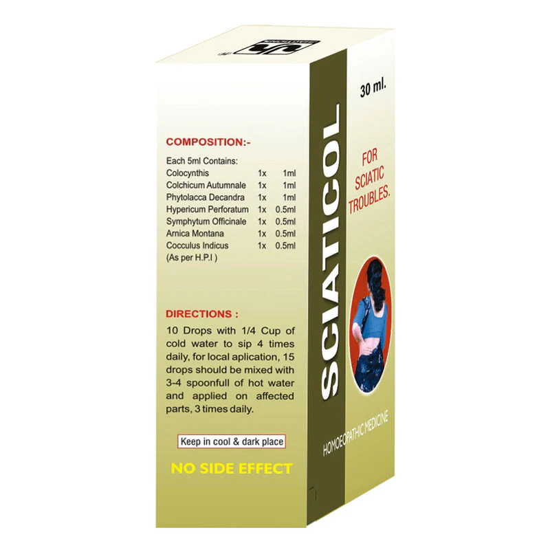 Jhactions Sciaticol [Sciatica Drop] - 30.0 ml - Image 2