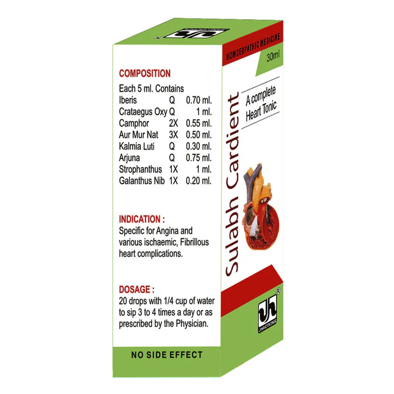 Jhactions Sulabh Cardient [Heart Care Tonic] 30.0 ml - Image 2