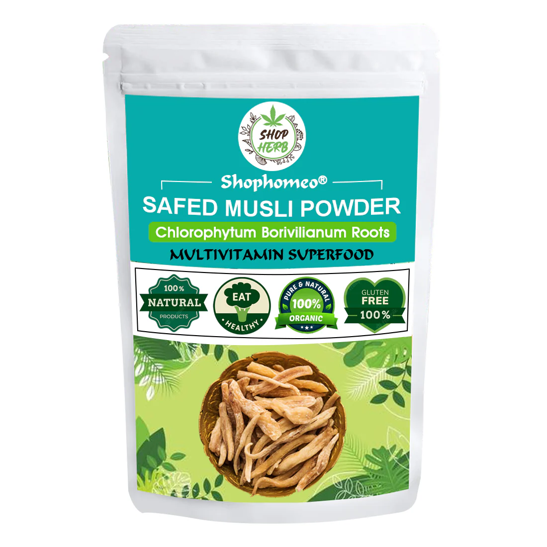 Safed Musli Powder 200g | Ayurvedic Support for Vitality & Performance | Herbal Supplement | Strength & Stamina Booster - Image 2