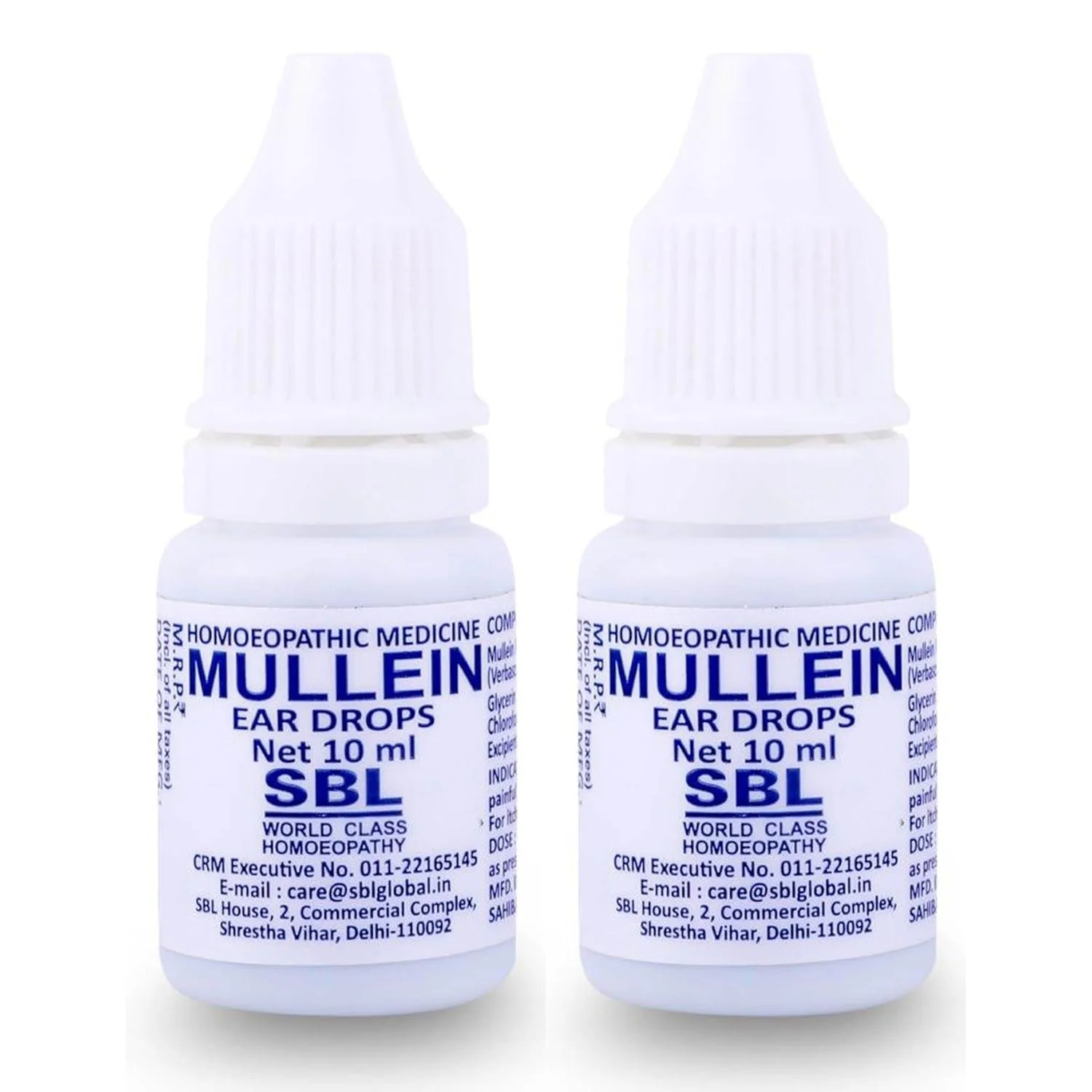 SBL Mullein Ear Drops (10ml) Pack of 2