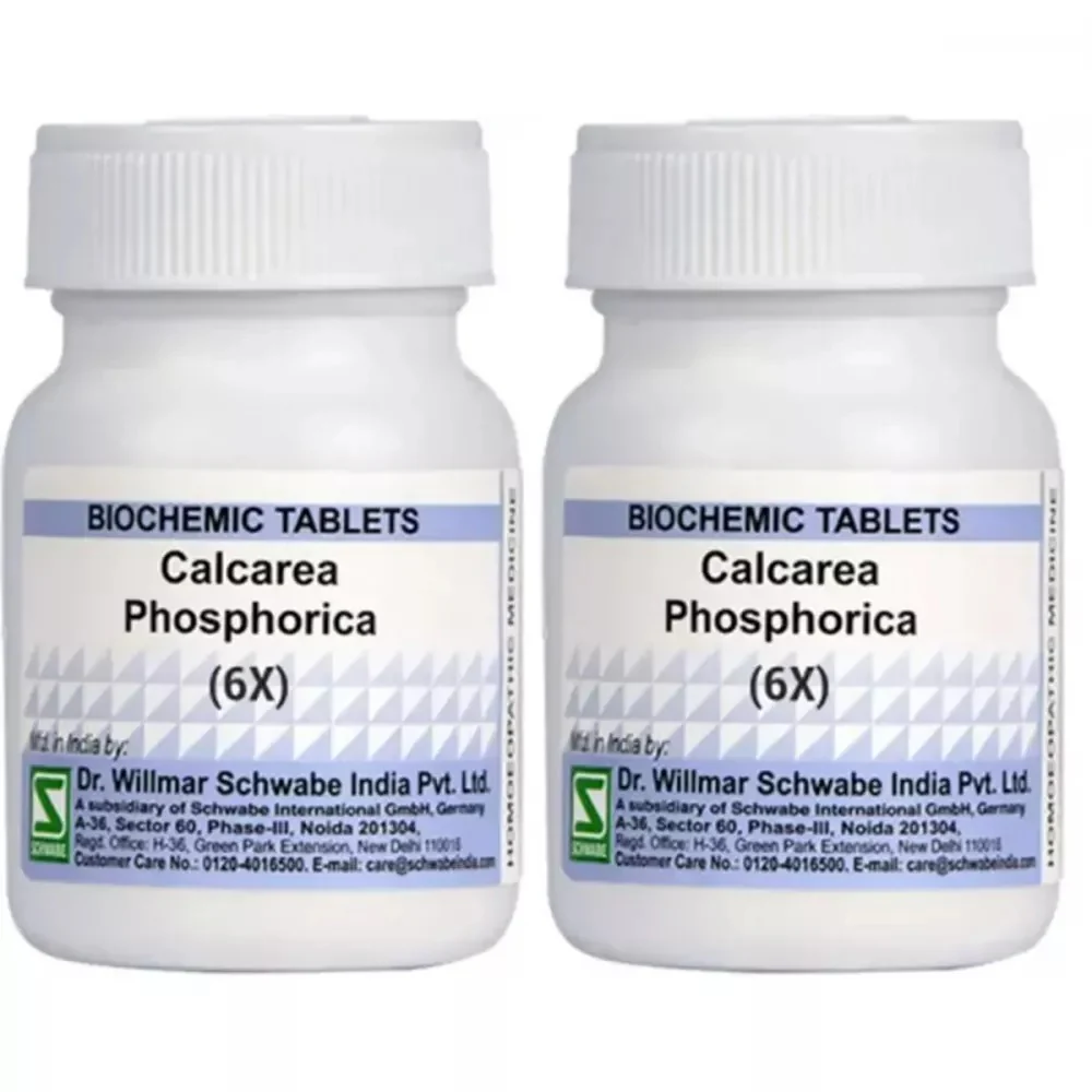 Willmar Schwabe India Calcarea Phosphoricum 6X (20g, Pack of 2)